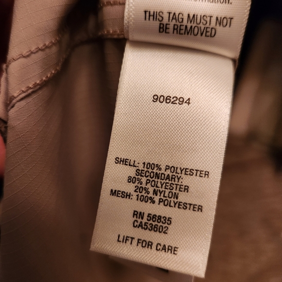 New Cabela's Shirt Men's Medium Beige Insect Defense UV Protection Caped Back - Picture 16 of 16